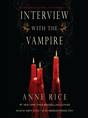 cover image of Interview with the Vampire
